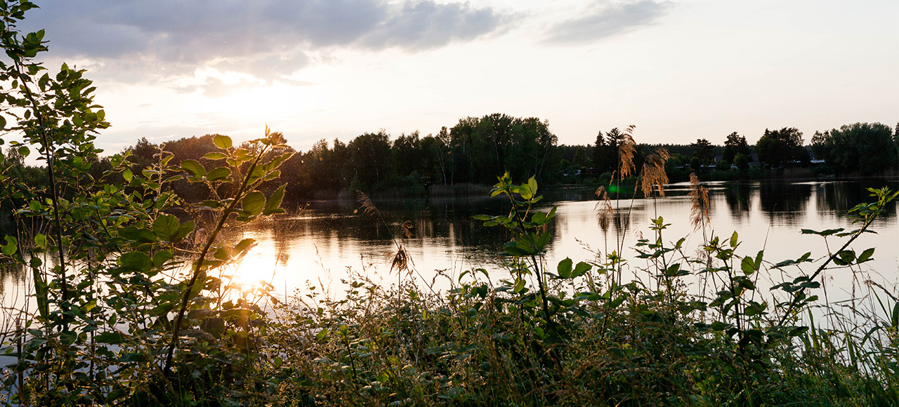 Sonnenuntergang am Seeblick